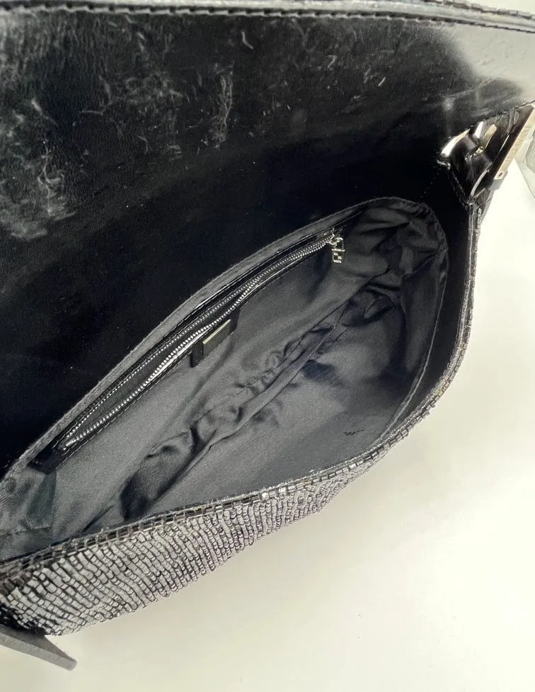 Fendi Sequin Beaded Baguette Bag