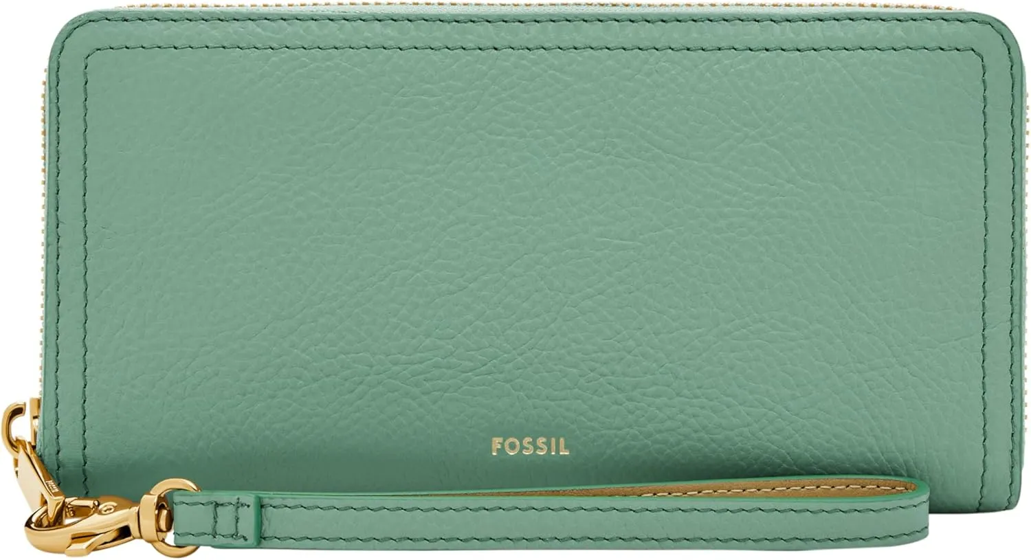 Fossil Logan Zip Around Clutch Wallet, Mist