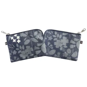 Freya Navy Oil Cloth Coin Purse by Earth Squared