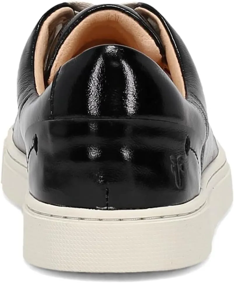 Frye Ivy Low Lace Sneakers for Women Crafted from Soft, Vintage Italian Leather with Removable Molded Footbed, Leather Lining, and Contrast White Rubber Outsoles