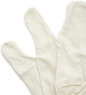 Garshana Gloves - Raw Silk for Ayurvedic Dry Brushing Exfoliating, Detoxifying Massage Gloves with Elastic Wrist Ideal for Spa, Wellness, Body Scrub Lymphatic Drainage (1-pcs)