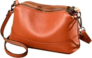 Genuine Leather Purses for Women Crossbody Bags Small Shoulder Handbags Trendy Clutch Cross Body Phone Purses