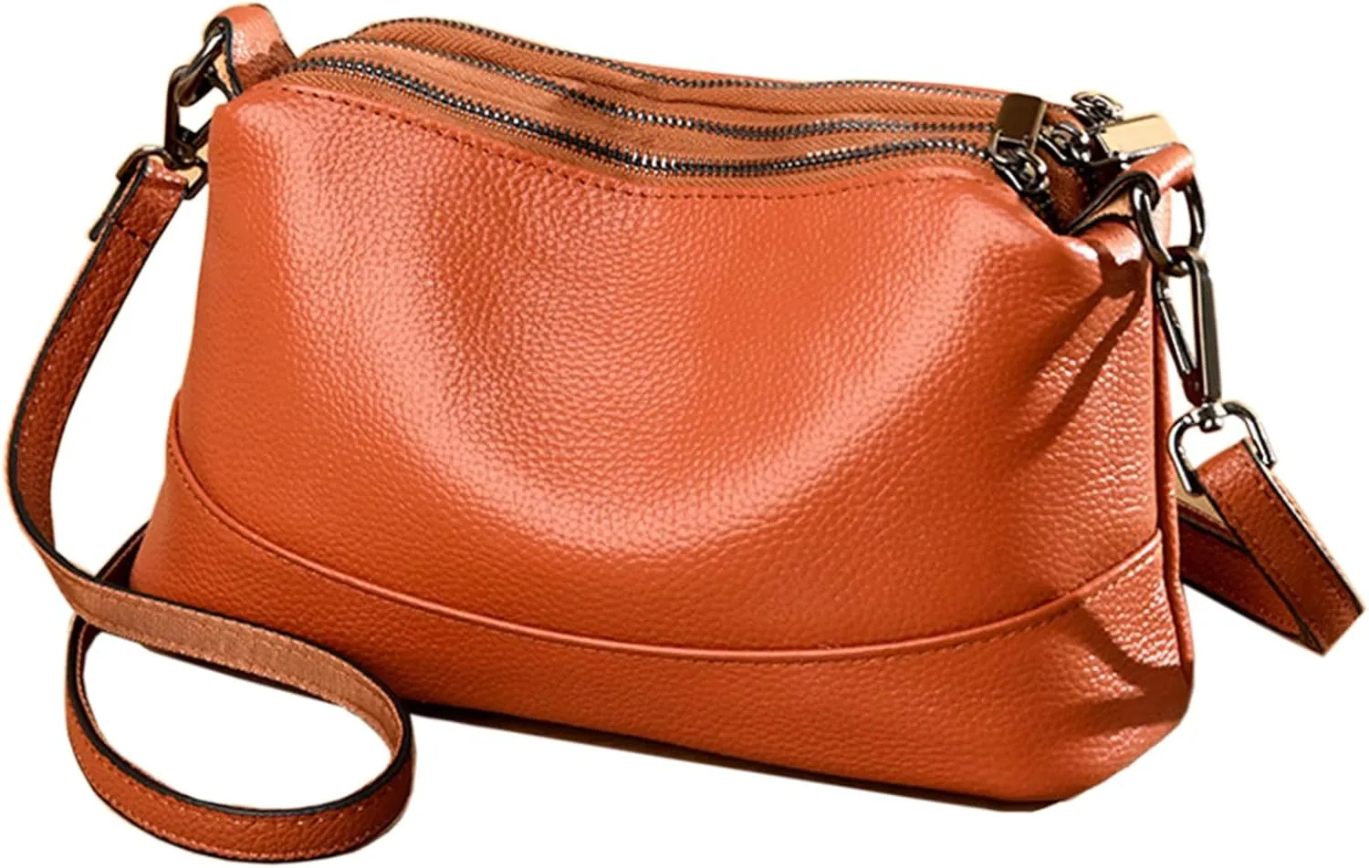 Genuine Leather Purses for Women Crossbody Bags Small Shoulder Handbags Trendy Clutch Cross Body Phone Purses