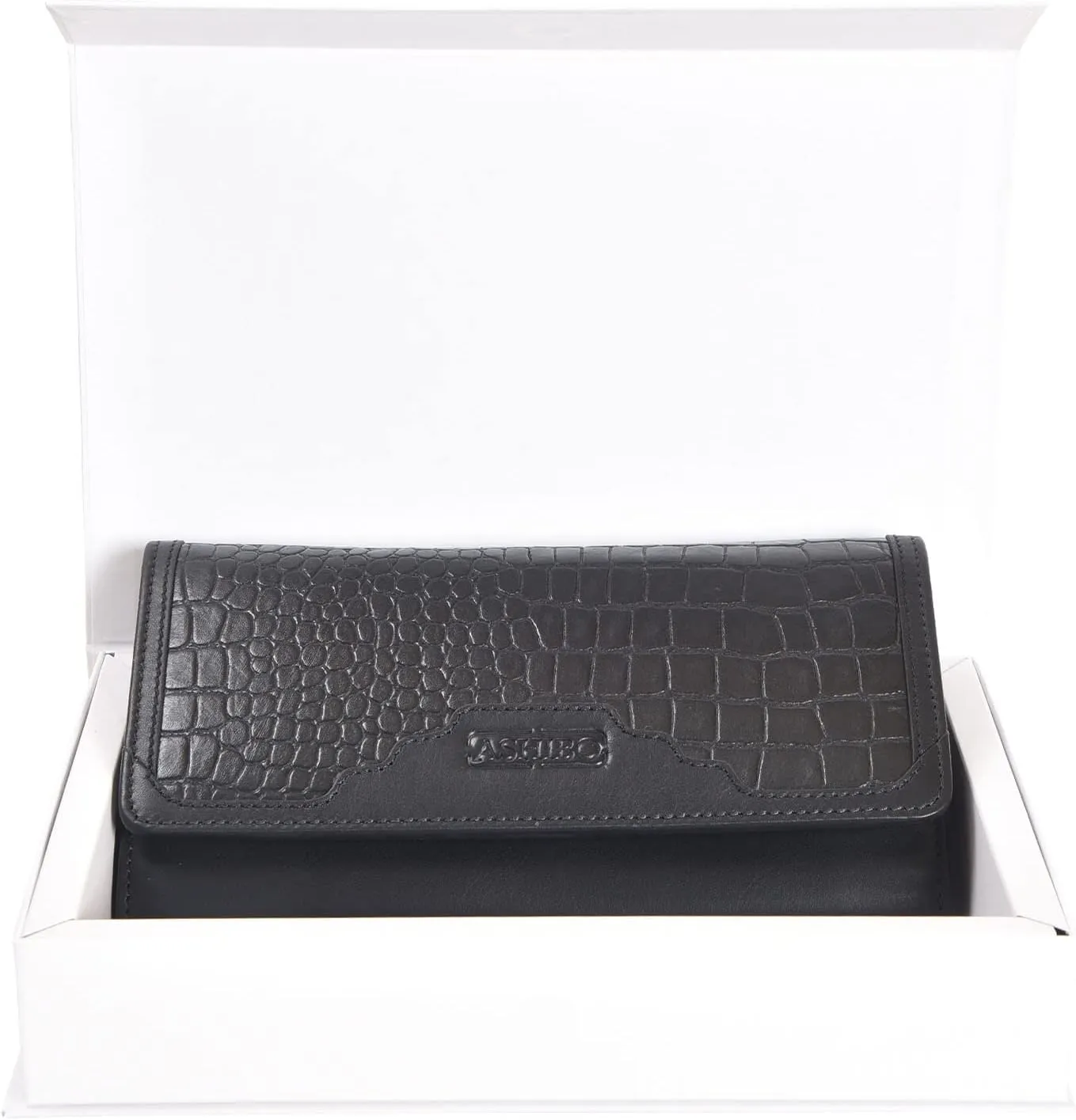 Genuine Leather Wristlet Clutch Wallet Purse