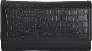 Genuine Leather Wristlet Clutch Wallet Purse