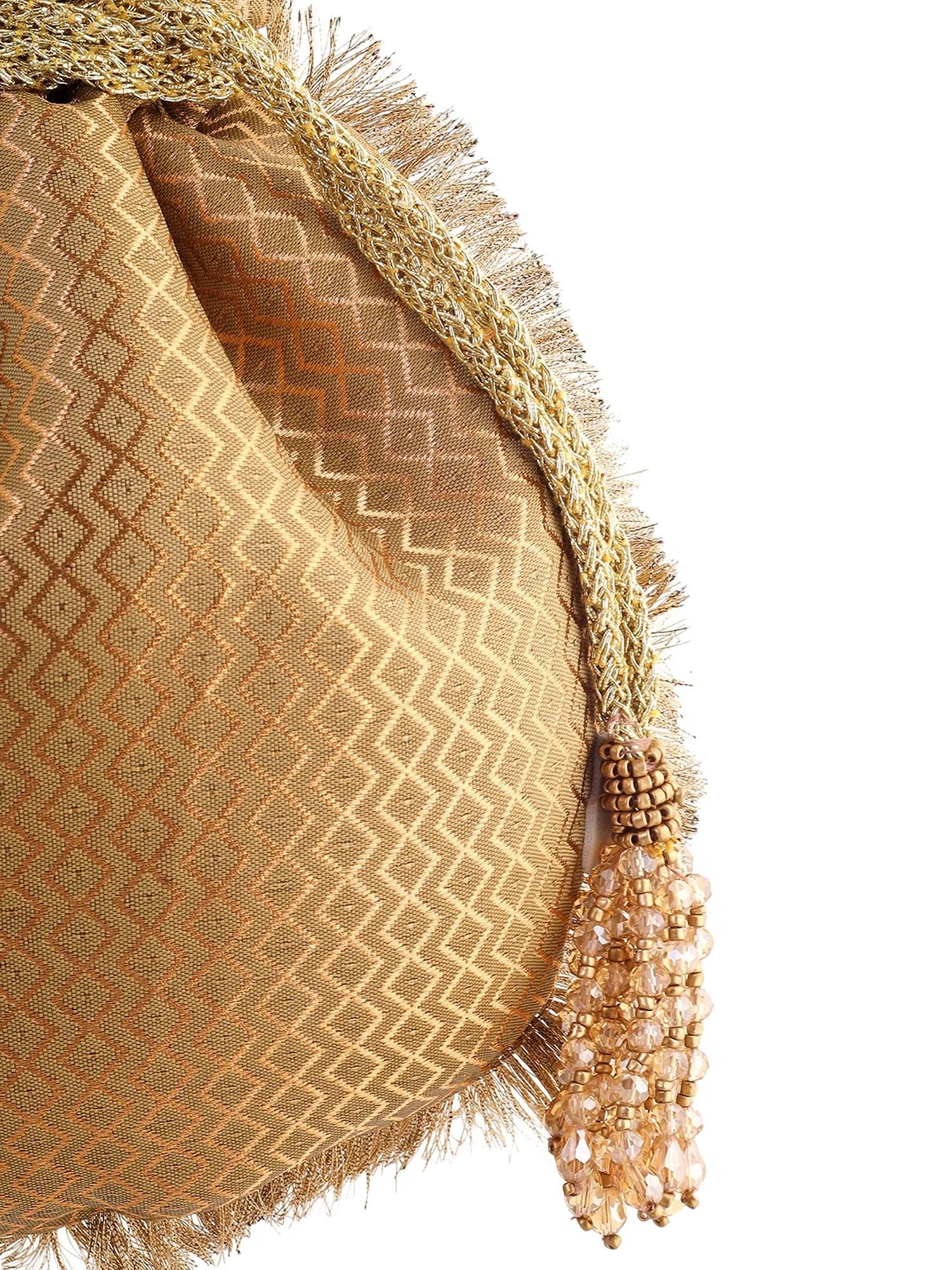 Ghoomar Copper Brocade Potli