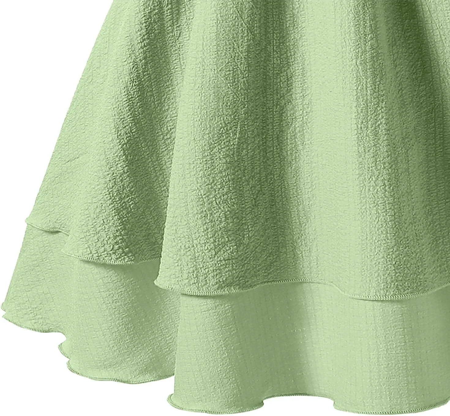 Girl's Sleeveless Dress Smocked Ruched Dresses A Line Swing Layered Dress Formal Cami Dresses Party Prom Gowns