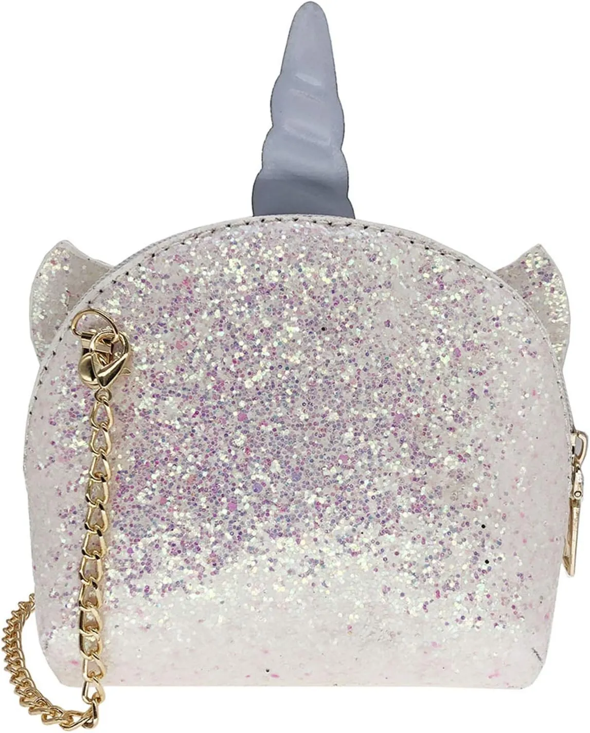 Girls Unicorn Sequin Glitter Crossbody Shoulder Purse Handbag Women Satchel Tote Shell Bag