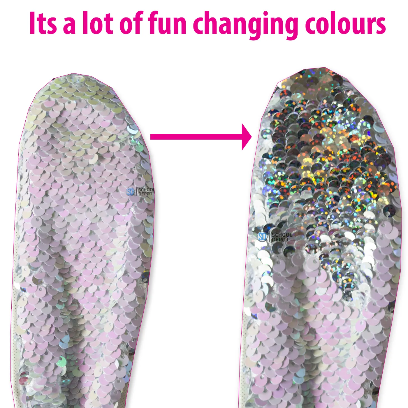 Glitter Critters Catch Me! Backpack Sequin Bunny