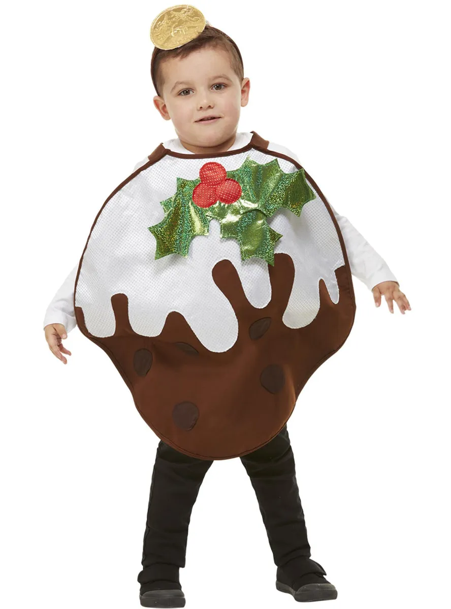 Glittery Christmas Pudding Toddler Christmas Costume