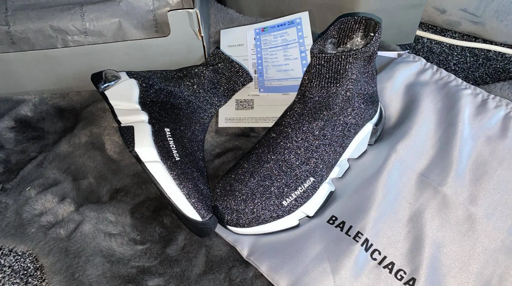 Glittery Sock Trainers