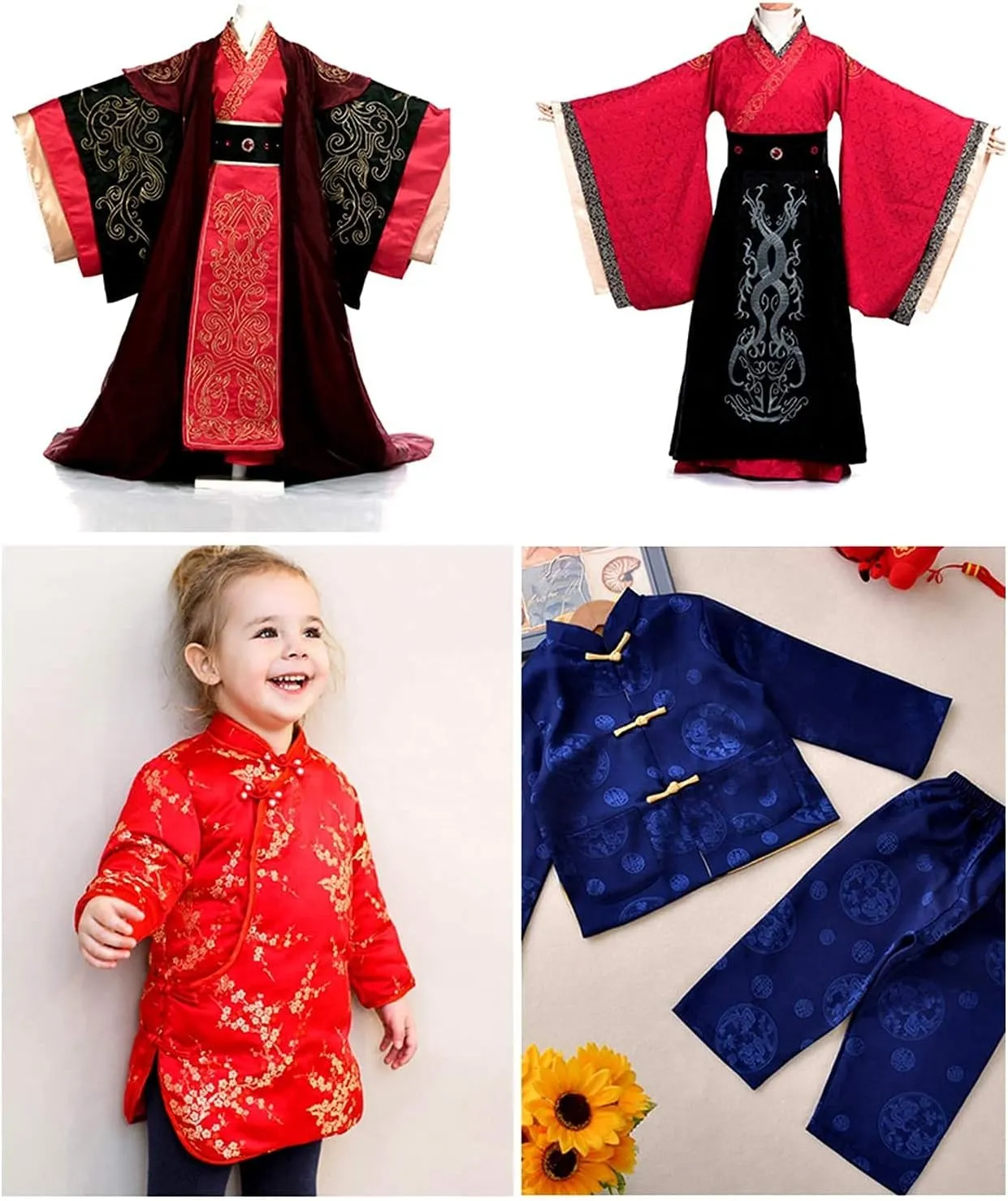 GOONSDS Satin Fabric Brocade Fabrics Imitation Silk Jacquard Fabrics for Cheongsam and Kimono 75Cmx50cm,B