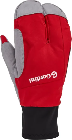 Gordini Men's XC Split Mitten, Red Grey, Small