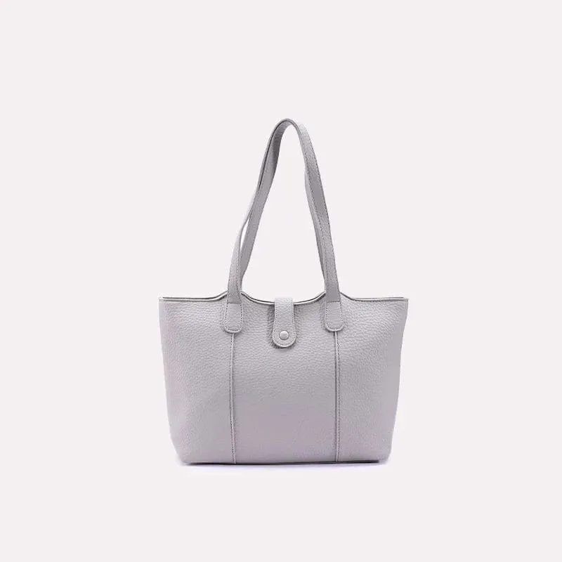 Gray Casual Shoulder Bag 0331267
