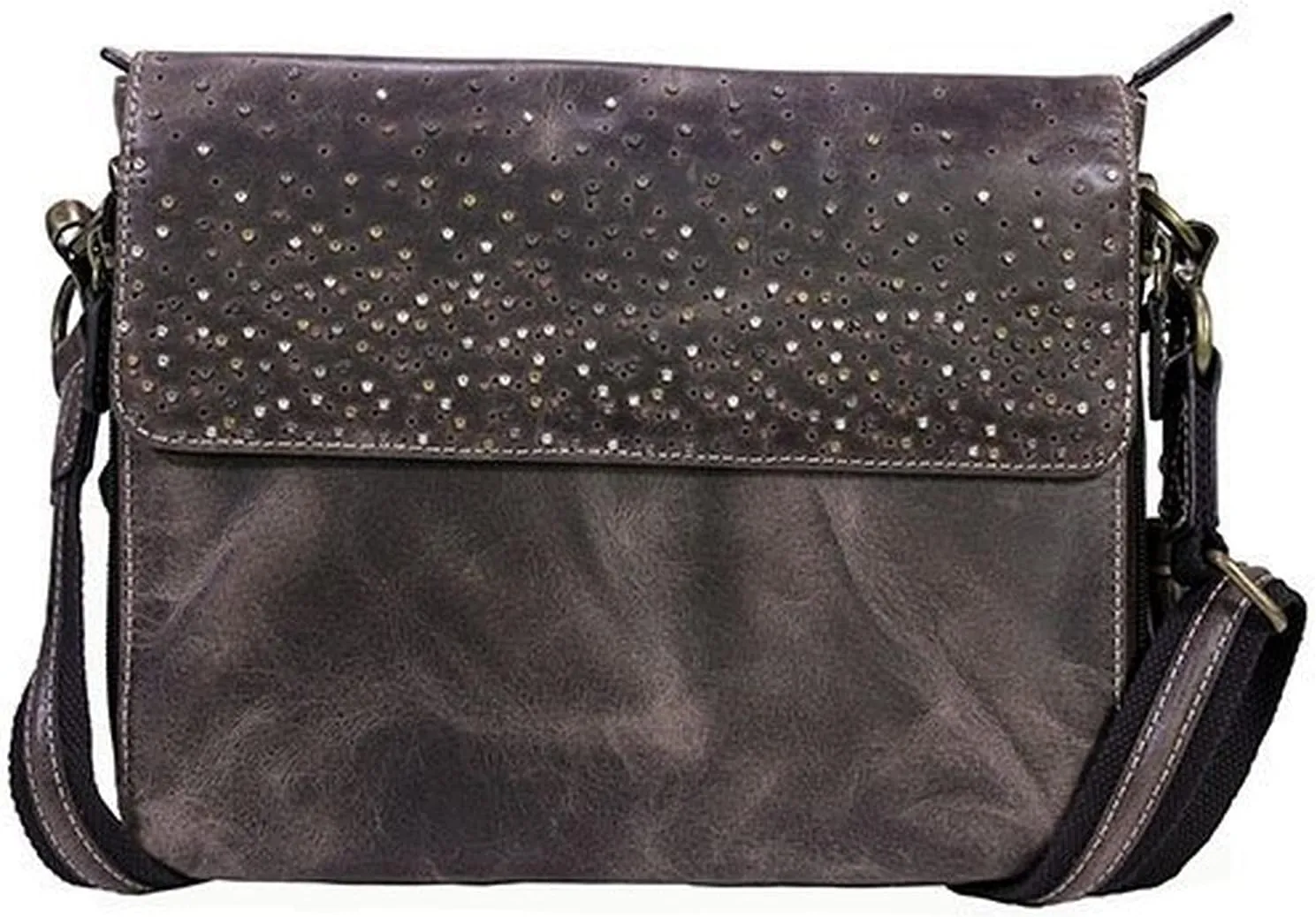 Gun Toten Mamas Buffalo Leather Clutch, One Size, Brown
