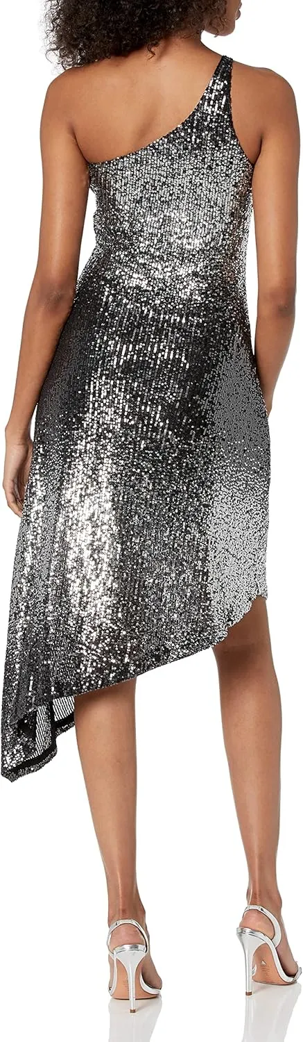 HALSTON Women's Ariah Ombre Sequin Dress