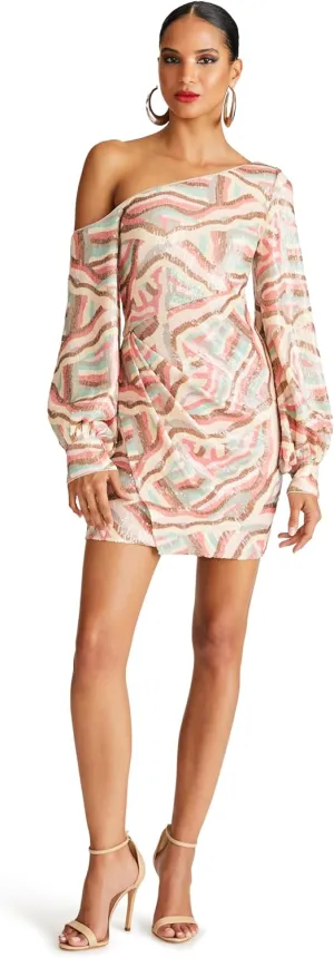 HALSTON Women's Kimora Dress in Geode Sequin