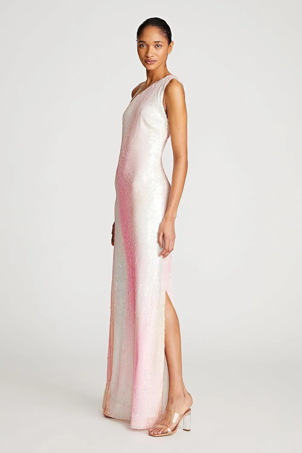 HALSTON Women's Tanya Gown in Printed Sequins