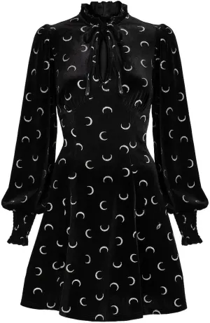 Hell Bunny Misty Moon Velvet Dress