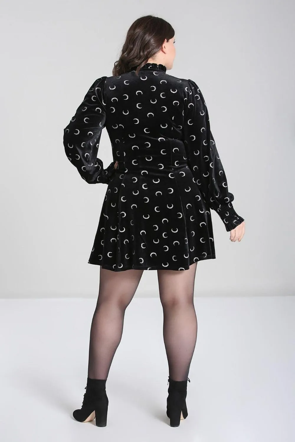 Hell Bunny Misty Moon Velvet Dress