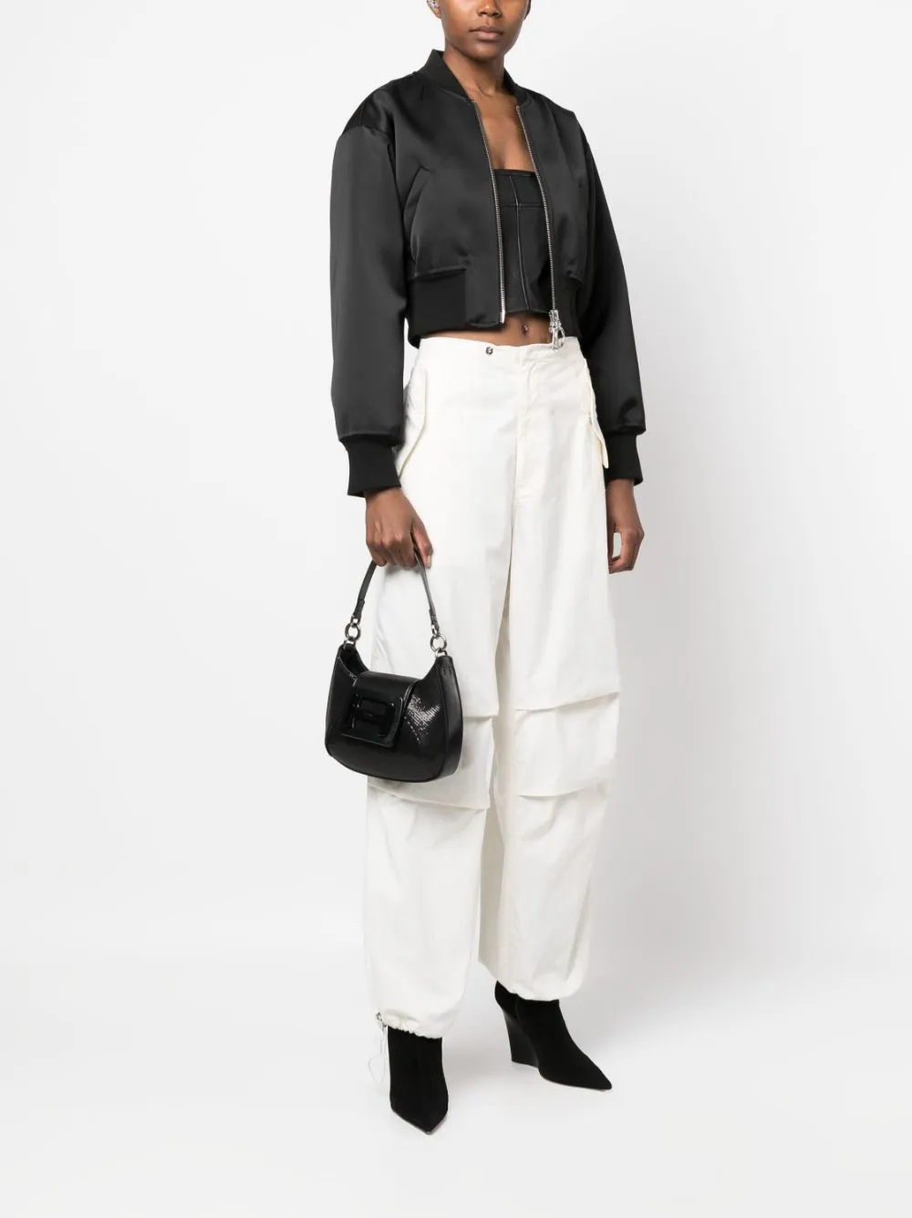 Hogan Pre H Bag Leather Shoulder Bag