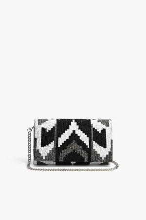 IKAT NOIR ELEGANCE CLUTCH