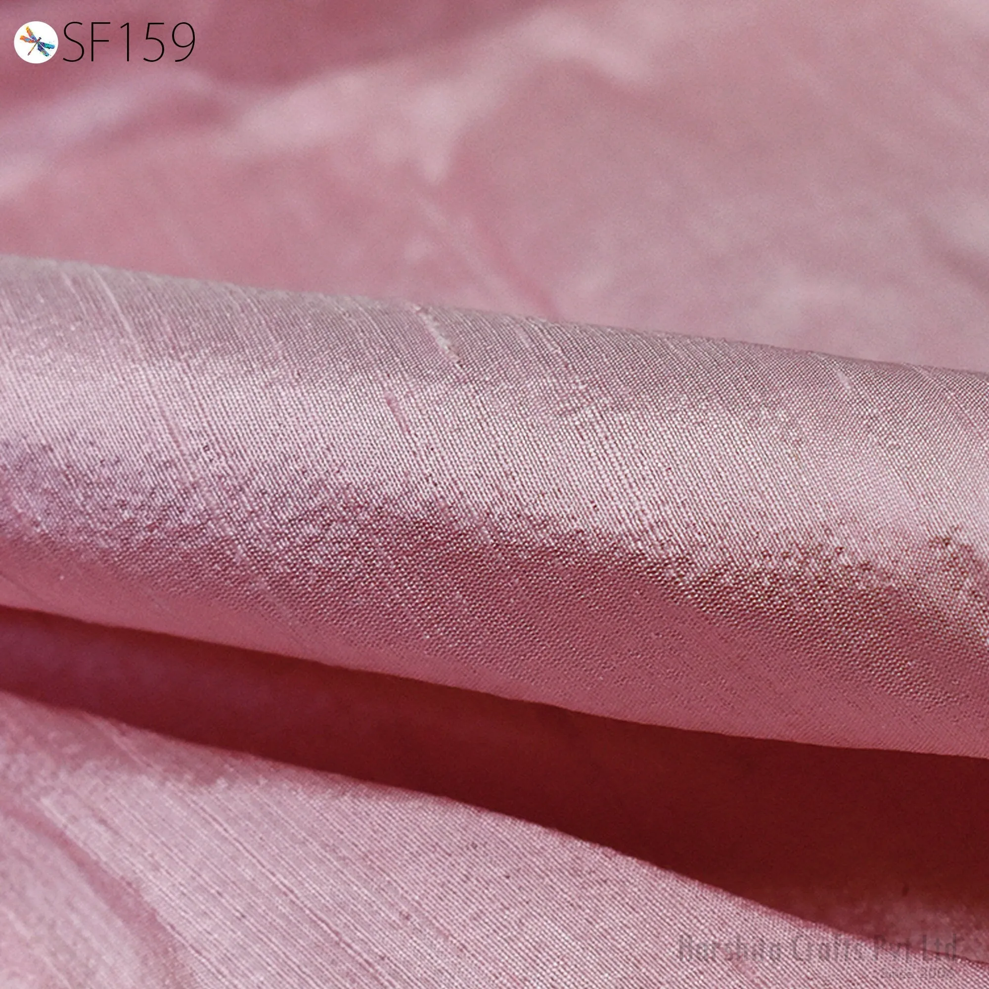 Indian Pink Pure Dupioni Plain Raw Silk Fabric by the yard Dupion Wedding Evening Dress Pillow Cushion Table Covers Crafting Sewing
