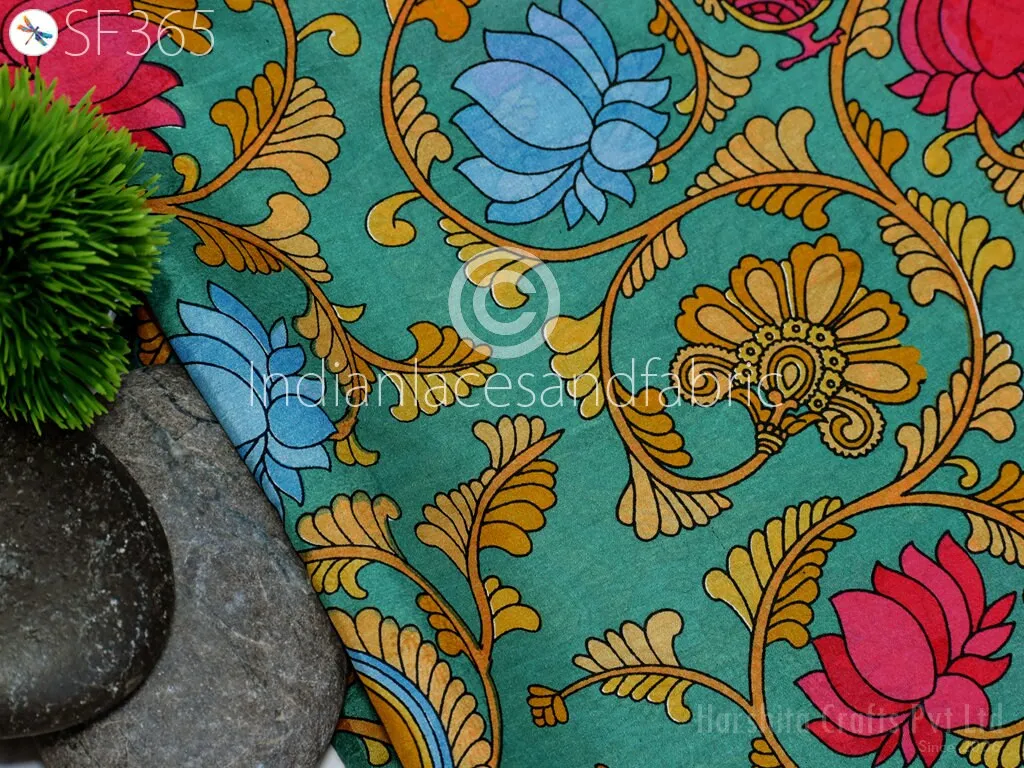 Indian Soft Pure Habotai Silk Fabric by the yard Silk Printed Wedding Dresses Bridesmaid Party Costumes Crafting Sewing Saree Dupatta Scarf