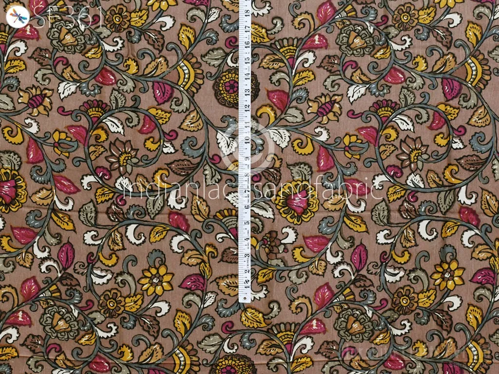 Indian Soft Pure Habotai Silk Fabric by the yard Silk Printed Wedding Dresses Bridesmaid Party Costumes Crafting Sewing Saree Dupatta Scarf