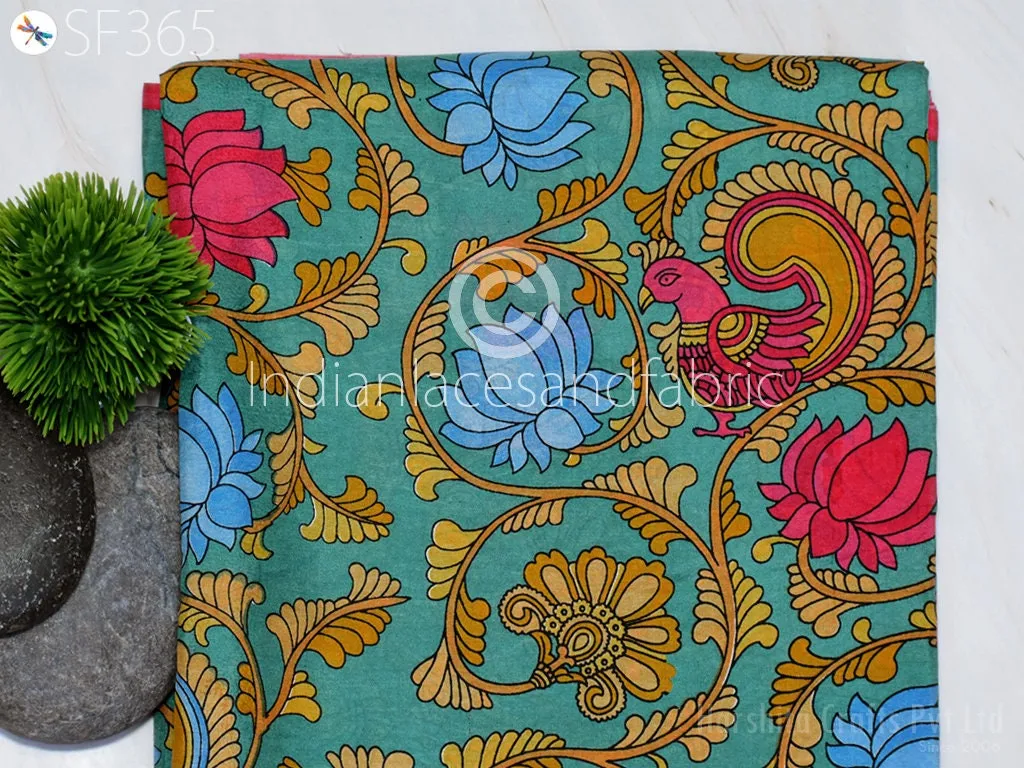 Indian Soft Pure Habotai Silk Fabric by the yard Silk Printed Wedding Dresses Bridesmaid Party Costumes Crafting Sewing Saree Dupatta Scarf