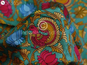 Indian Soft Pure Habotai Silk Fabric by the yard Silk Printed Wedding Dresses Bridesmaid Party Costumes Crafting Sewing Saree Dupatta Scarf