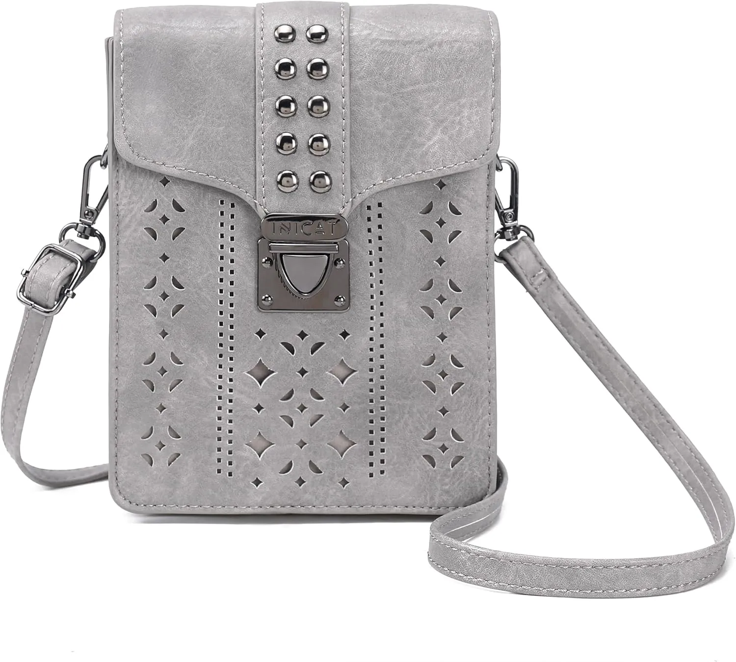 INICAT Small Crossbody Bags for Women Gifts for Teenage Girls Leather Cell Phone Purse
