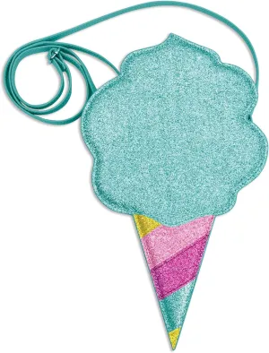 iscream Girls' Double Sided Shoulder Purse with Zipper Closure, Love Sweet Collection