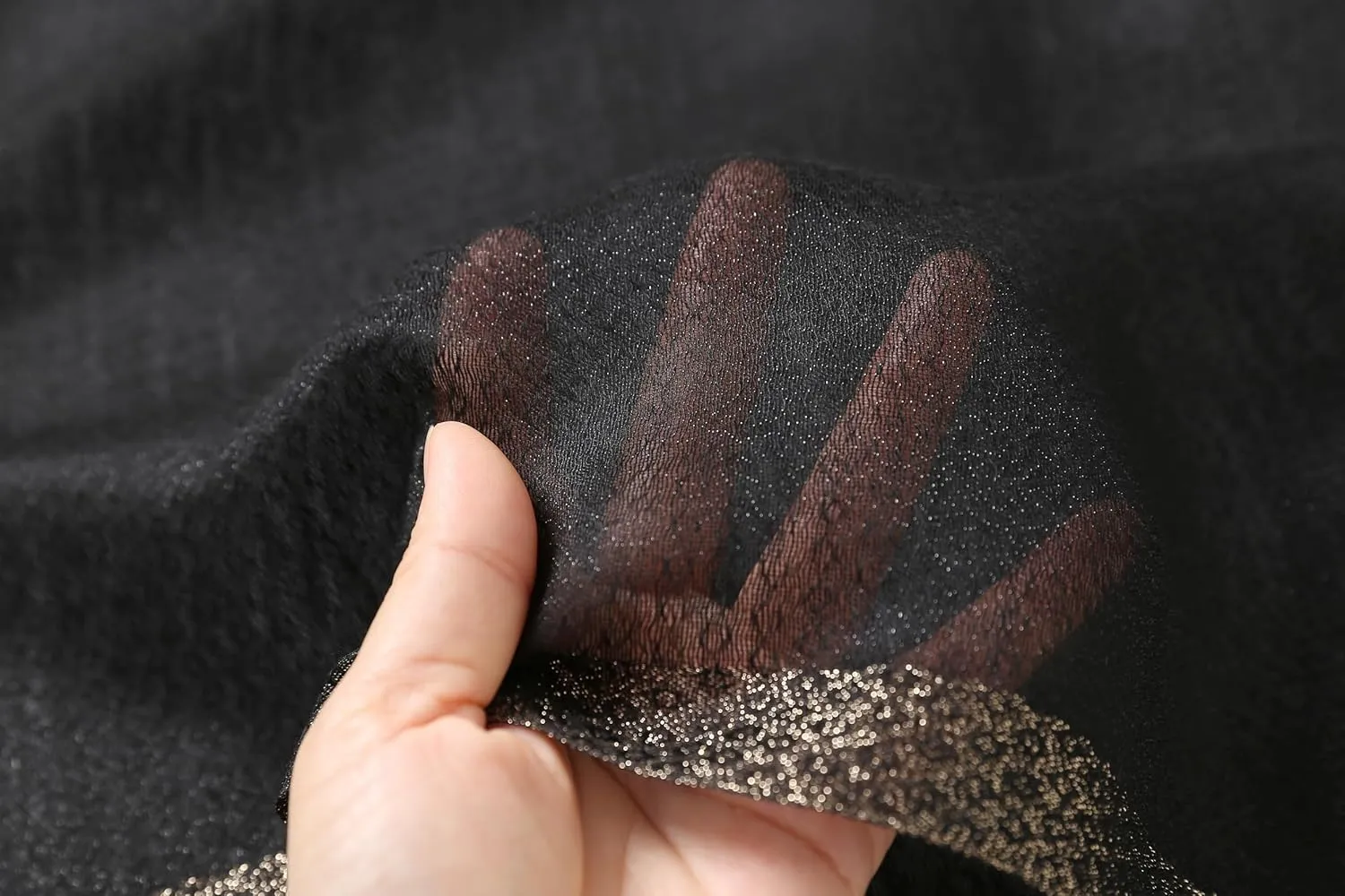 Jeelow Elegant Silk Wool Blend Scarf Shawl Wrap Lightweight Sheer for Women Embroidered Floral for Weddings Parties