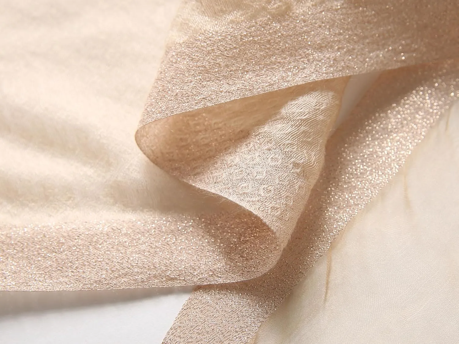 Jeelow Fashion Lightweight Light Silk Wool Scarf Shawl Wrap For Women Floral Embroidery