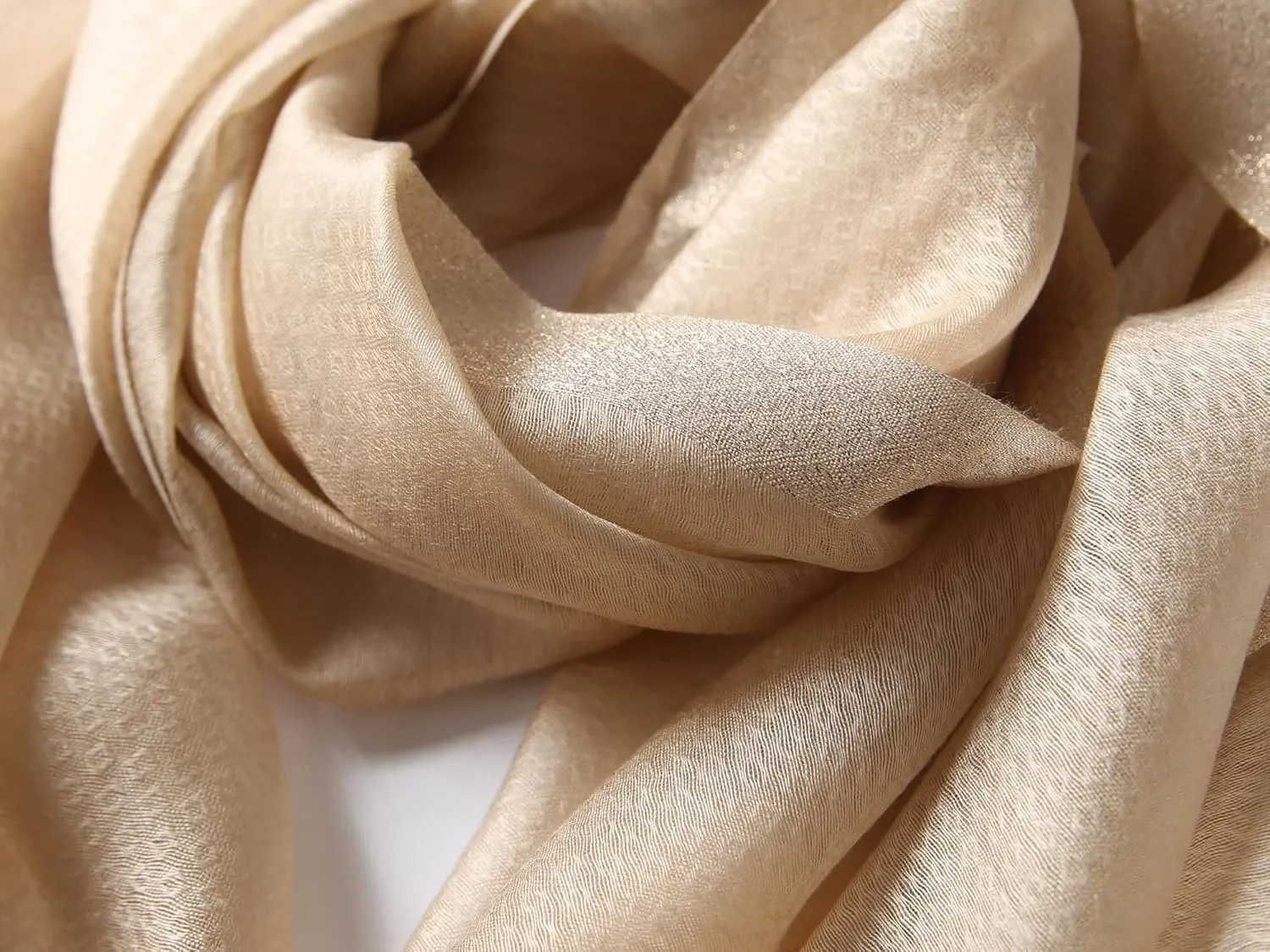 Jeelow Silk Wool Floral Fashion Scarf Shawl Wrap Lightweight Sheer For Women Floral Embroidery Wedding Party Prom