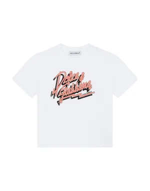 Jersey T-shirt with dolce&gabbana print