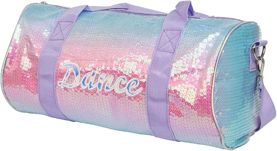 Just For Kix Dance Sequin Multicolor Duffle Bag
