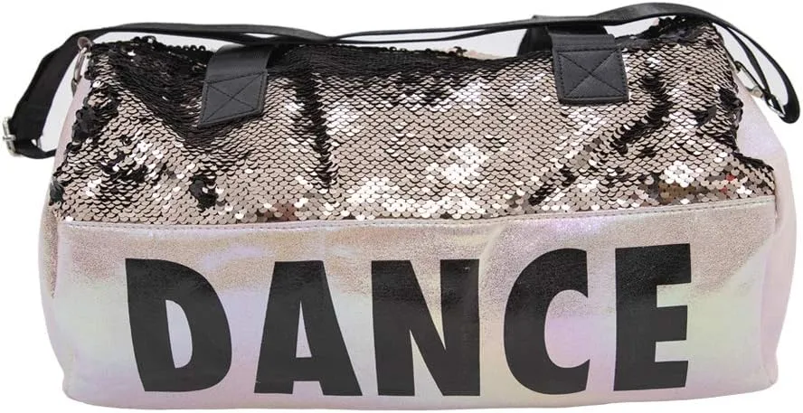 Just For Kix Sequin Dance Duffel Bag with Reversible Sequins
