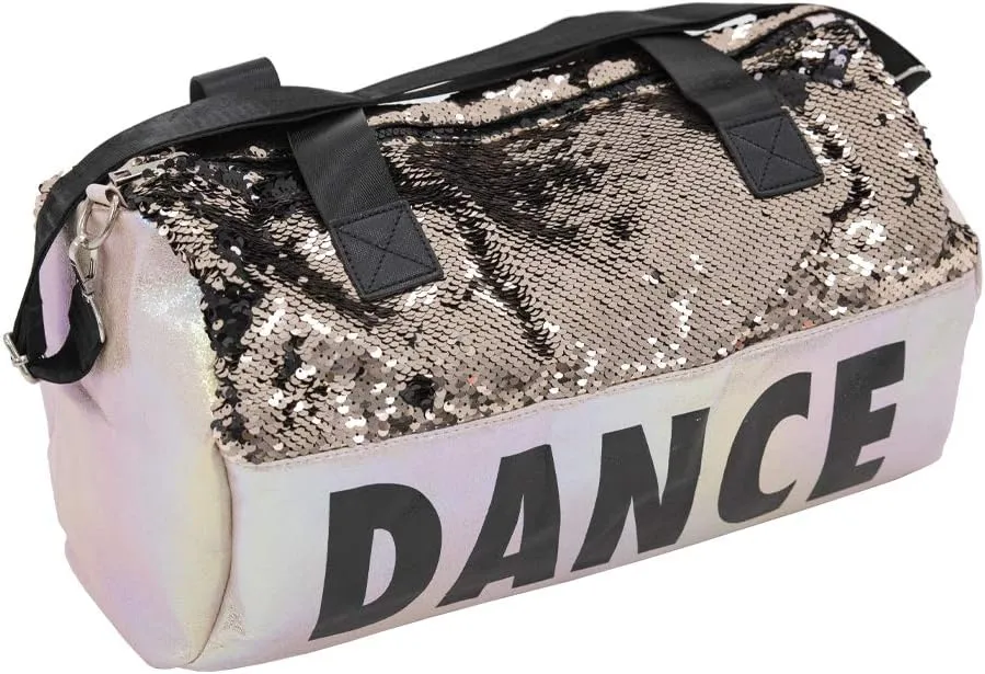Just For Kix Sequin Dance Duffel Bag with Reversible Sequins