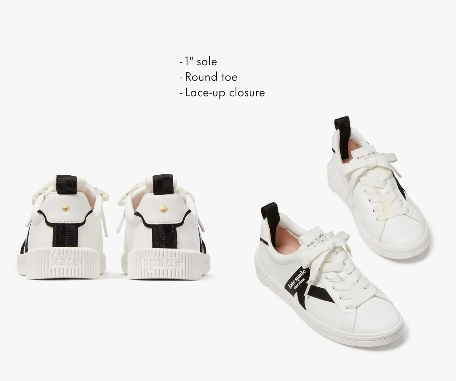 kate spade new york Women's Signature Lace Up Sneaker