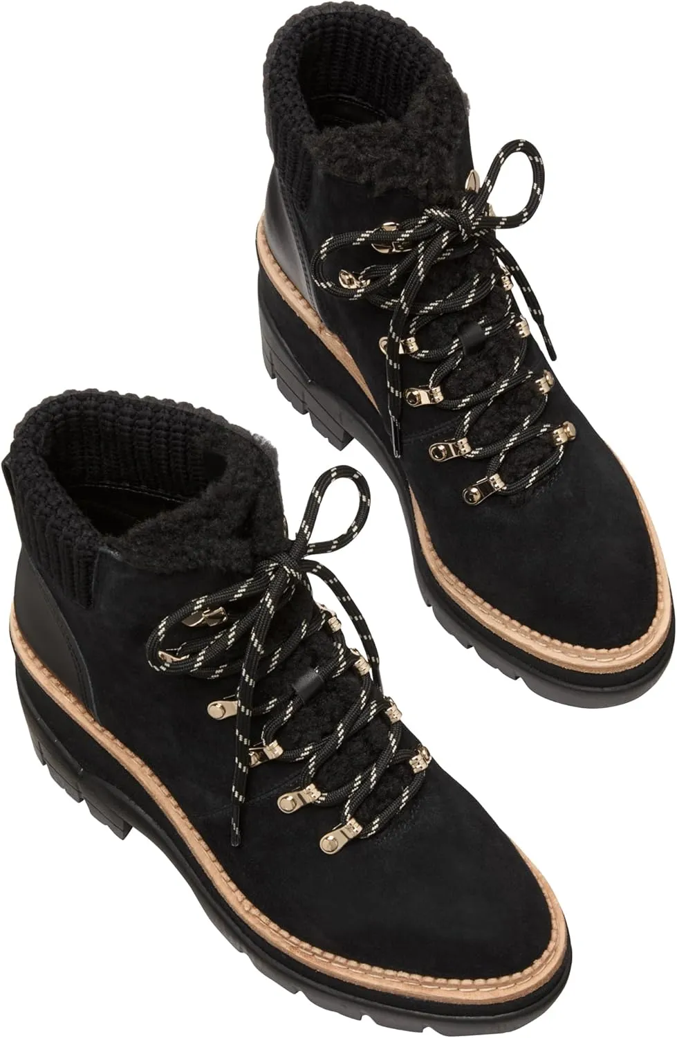 kate spade new york Women's Willow Lug Lace Up Bootie