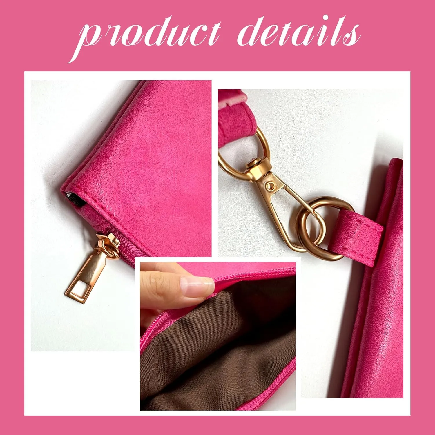 K.E.J. Women Wallet Wristlet Clutch Purses for Women Wristlet Handbags Small Wallet Purses Clutch Bag Ladies Christmas Gifts