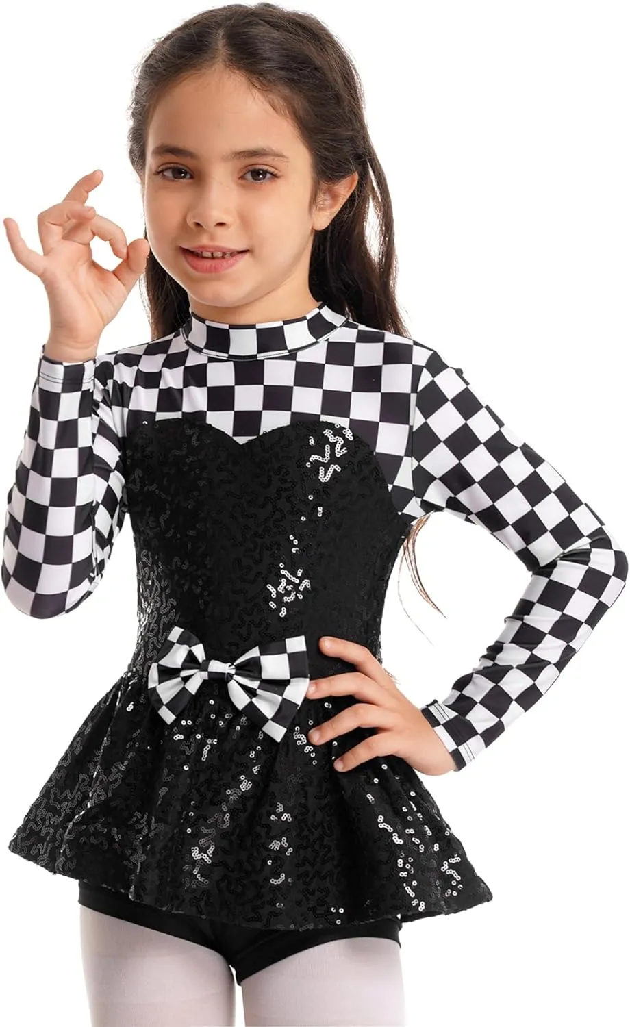 Kids Girls Race Car Driver Costume Racer Jumpsuit Carnival Cosplay Party Fancy Dress