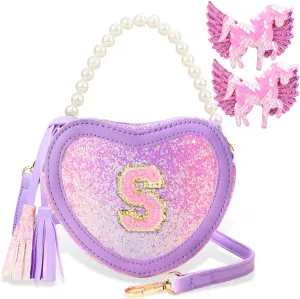 Kids Purse for Girls Heart Purse - Little Girls Toddler Shoulder Bag for Gifts S
