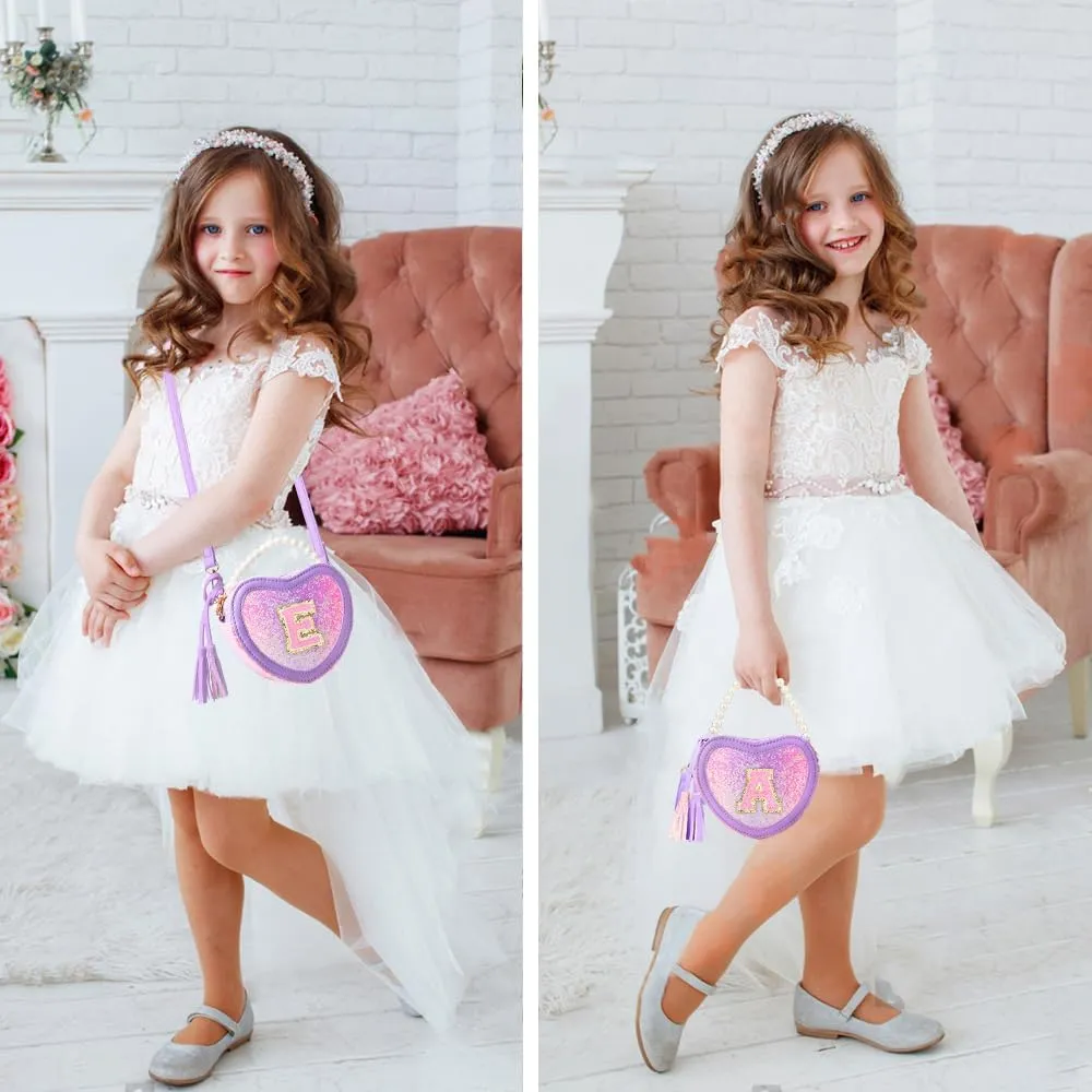 Kids Purse for Girls Heart Purse - Little Girls Toddler Shoulder Bag for Gifts S