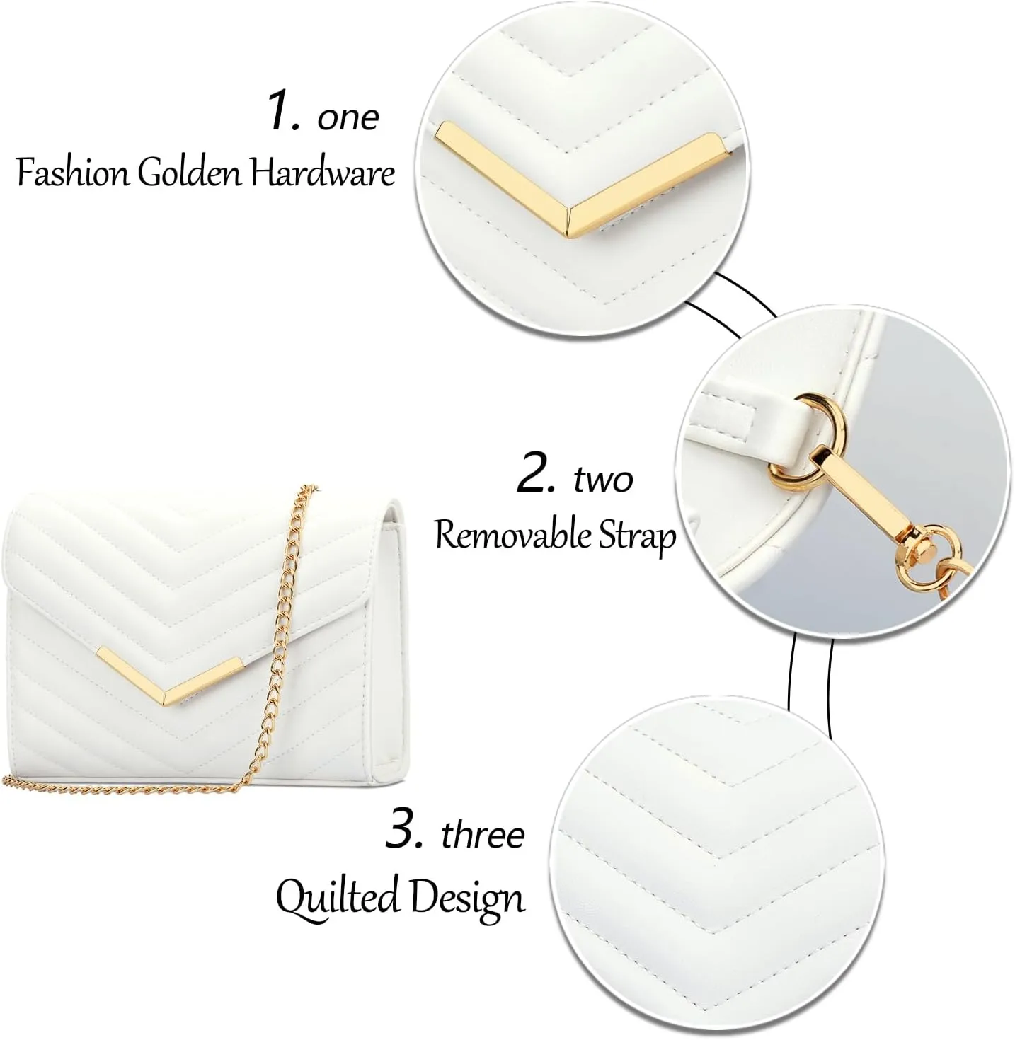 KKXIU Women Formal Vegan Leather Evening Envelope Clutch Purses and Handbags for Party Wedding Prom Bridal