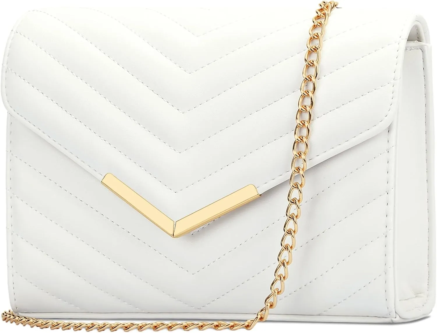 KKXIU Women Formal Vegan Leather Evening Envelope Clutch Purses and Handbags for Party Wedding Prom Bridal