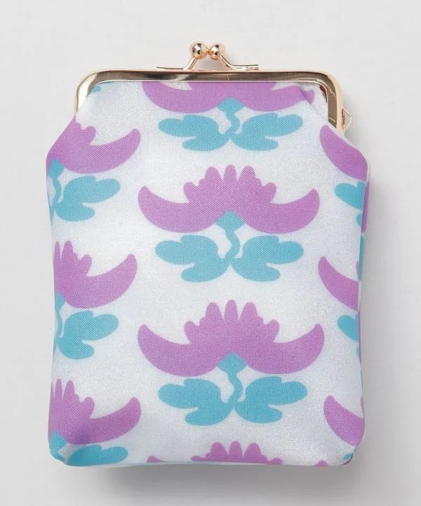 KOKESHI Flower Rectangle Gamaguchi Pouch