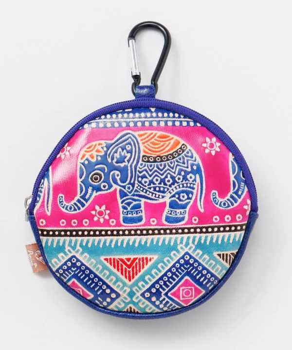 Kolkata Leather Round Purse